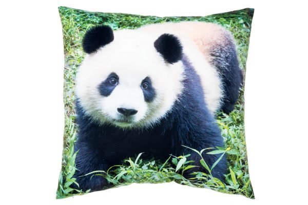4living Panda Metsässä Samettityyny