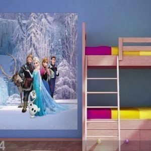 Ag Design Fleece Kuvatapetti Disney Ice Kingdom 180x202 Cm