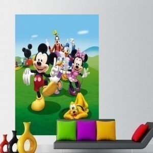 Ag Design Fleece Kuvatapetti Disney Mickey And Friends 180x202 Cm