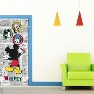 Ag Design Fleece Kuvatapetti Disney Mickey Draws 90x202 Cm