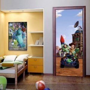 Ag Design Fleece Kuvatapetti Disney Toy Store 90x202 Cm