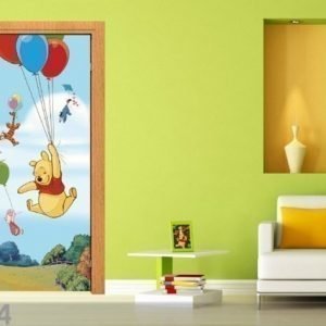 Ag Design Fleece Kuvatapetti Disney Winnie The Pooh Flies 90x202 Cm