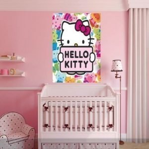 Ag Design Fleece Kuvatapetti Hello Kitty 180x202 Cm