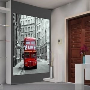 Ag Design Fleece Kuvatapetti London Big Ben 180x202 Cm