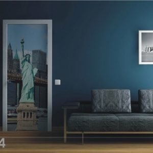 Ag Design Fleece Kuvatapetti Statue Of Liberty 90x202 Cm