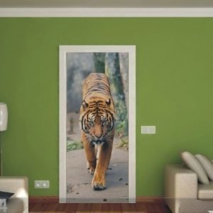 Ag Design Fleece Kuvatapetti Tiger 90x202 Cm