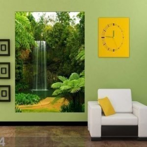 Ag Design Fleece Kuvatapetti Waterfall At Lake 180x202 Cm