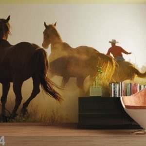 Ag Design Fleece-Kuvatapetti Wild West 360x270 Cm