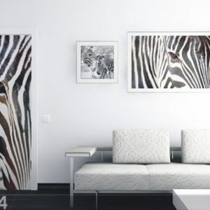 Ag Design Fleece Kuvatapetti Zebra 90x202 Cm