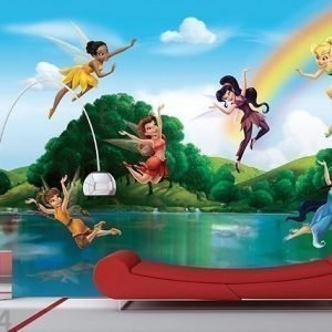 Ag Design Kuvatapetti Disney Fairies With Rainbow 360x254 Cm