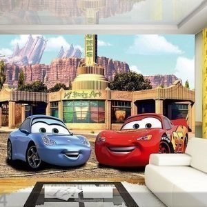 Ag Design Kuvatapetti Disney Mcqueen And Sally 360x254 Cm