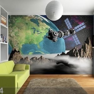 Ag Design Kuvatapetti View Of The Earth From Space 360x254 Cm