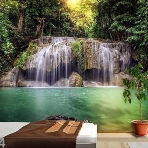 Ag Design Kuvatapetti Waterfall In The Tropics 360x254 Cm