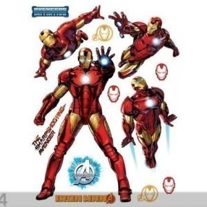 Ag Design Seinätarra Avengers Iron Man 65x85 Cm