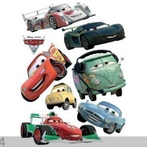 Ag Design Seinätarra Disney Cars 2 Mcqueen And Francesco Bernoulli 65x85 Cm