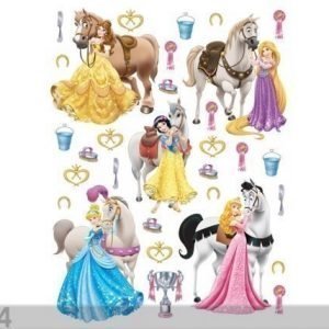 Ag Design Seinätarra Disney Princesses And Horses 65x85 Cm