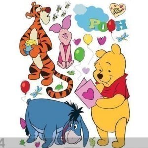 Ag Design Seinätarra Disney Winnie The Pooh And Friends 65x85 Cm