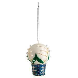 Alessi Mughetti Smeraldi Ornament Valkoinen