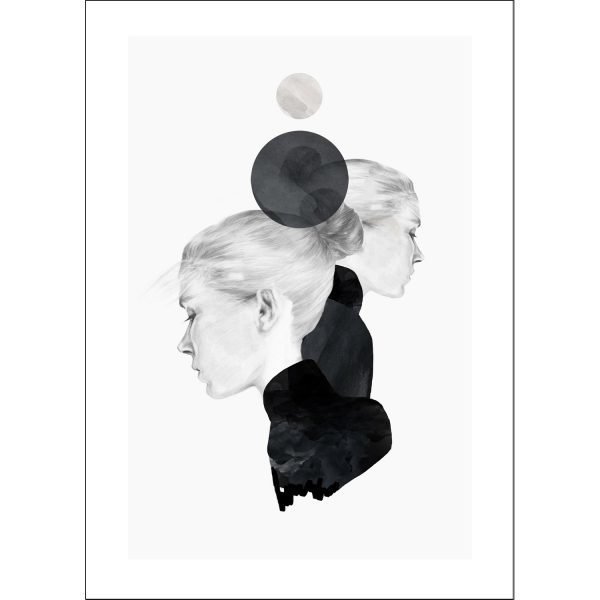 Anna Bülow Black Marble Juliste 50x70 Cm