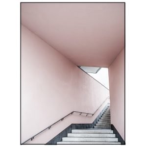 Annaleena Pink Stairs Juliste