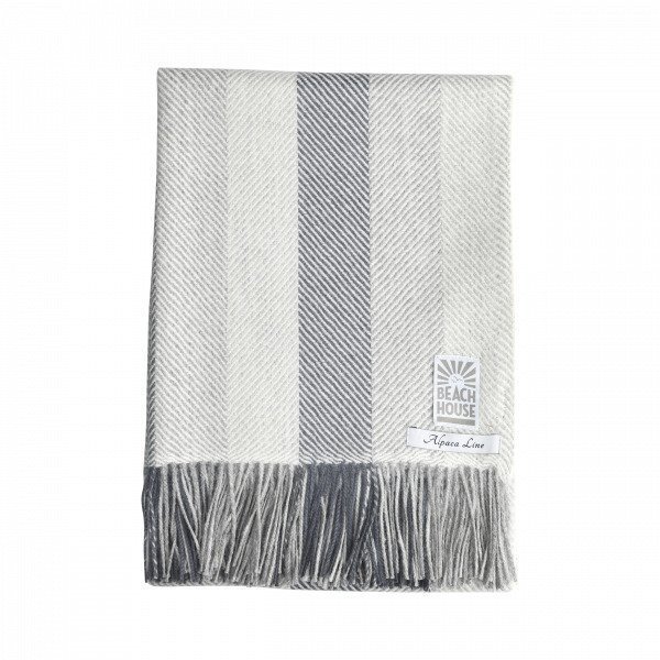 Beach House Fuzzy Blanket Viltti Harmaa 130x170 Cm