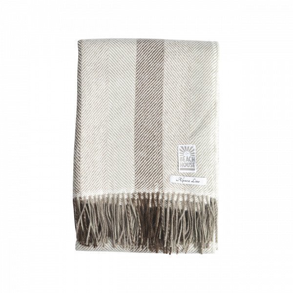 Beach House Fuzzy Blanket Viltti Ruskea 130x170 Cm