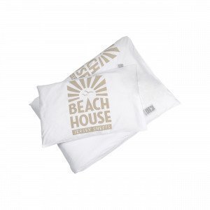 Beach House Logo Baby Bedset Pussilakanasetti Valkoinen 100x130 Cm