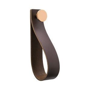 Beslag Design Loop Strap Vedin L Ruskea / Kupari