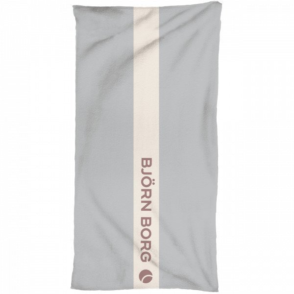 Björn Borg Velour Towel Pyyhe Harmaa 75x150 Cm