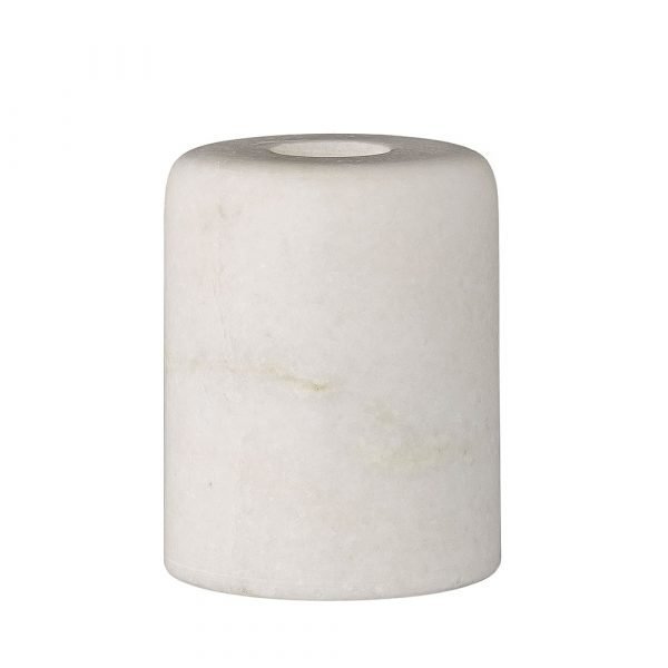 Bloomingville Marble Kynttilänjalka Valkoinen 6 Cm
