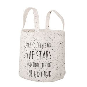 Bloomingville Starry Quote Säilytyspussi Luonnollinen Väri