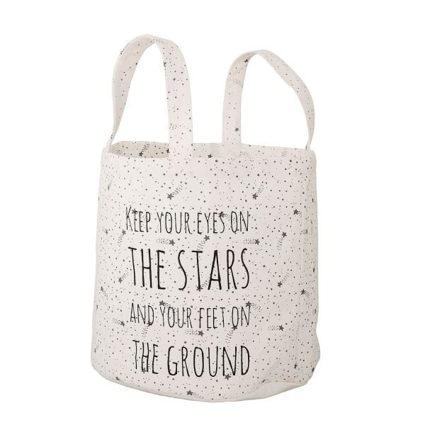 Bloomingville Starry Quote Säilytyspussi Luonnollinen Väri