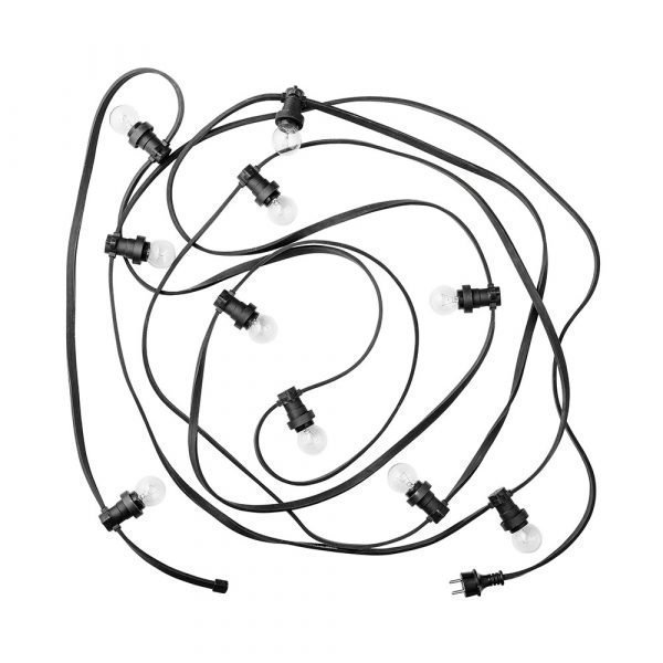 Bloomingville Valoketju 10 Meter Musta