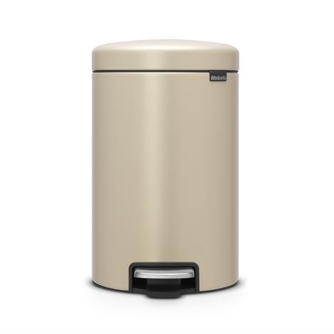 Brabantia New Icon Poljinroskis 12 Litraa Mineral Golden Beach Beige