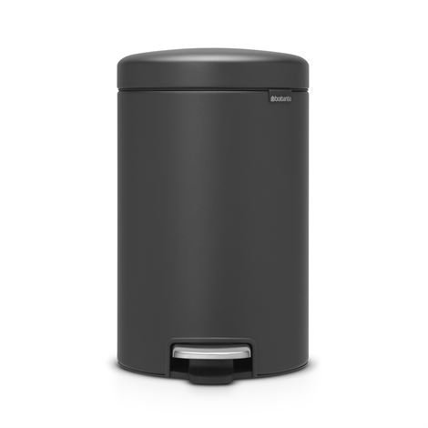 Brabantia New Icon Poljinroskis 12 Litraa Mineral Infinite Grey Harmaa