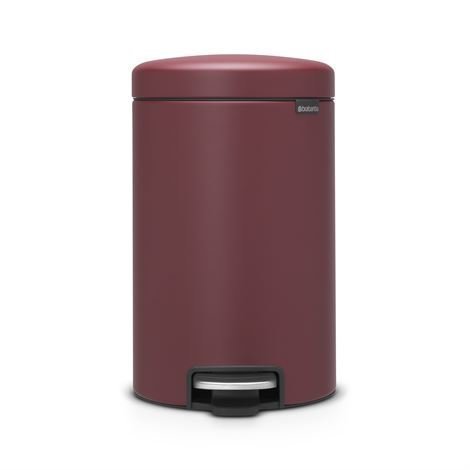 Brabantia New Icon Poljinroskis 12 Litraa Mineral Windsor Red Punainen