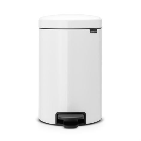 Brabantia New Icon Poljinroskis 12 Litraa White Valkoinen