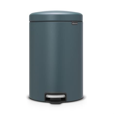 Brabantia New Icon Poljinroskis 20 Litraa Mineral Reflective Blue Sininen