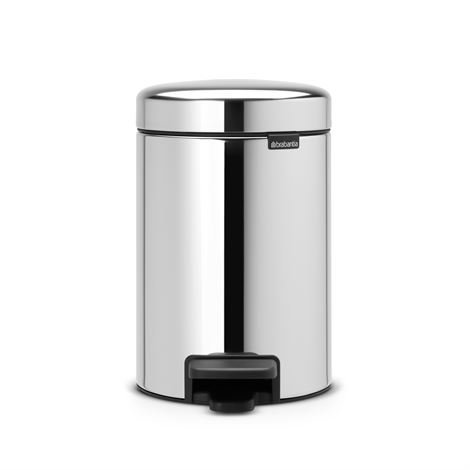 Brabantia New Icon Poljinroskis 3 Litraa Brilliant Steel Kiiltävä Teräs