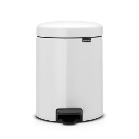 Brabantia New Icon Poljinroskis 5 Litraa White Valkoinen