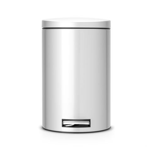 Brabantia Silent Poljinroskis 12 Litraa Metallic Grey Metalliharmaa