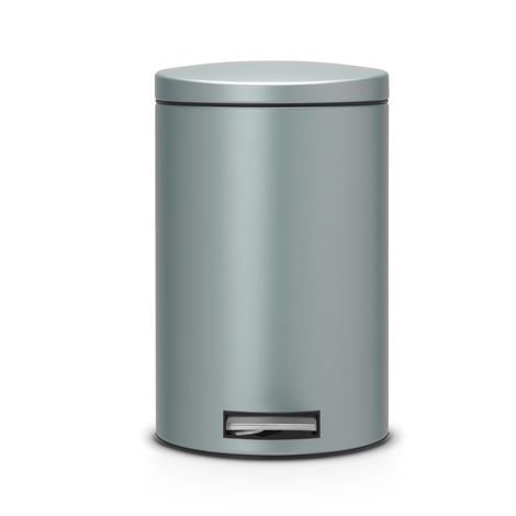 Brabantia Silent Poljinroskis 12 Litraa Metallic Mint Siniharmaa