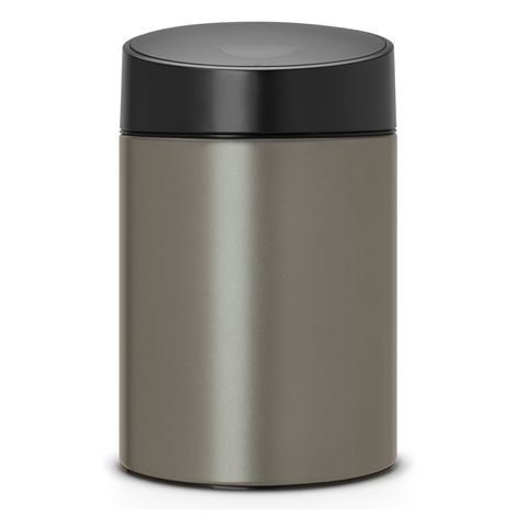 Brabantia Slide Bin Roskakori 5 Litraa Platinum Harmaa