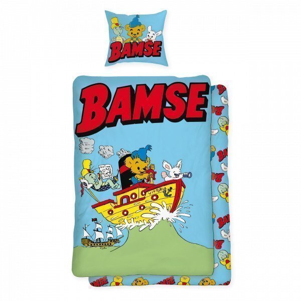 Brandnet Bamse Påslakanset Pussilakanasetti Multi 150x210 Cm