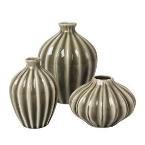 Broste Copenhagen Amalie Maljakko Dusty Olive 3-Pakkaus