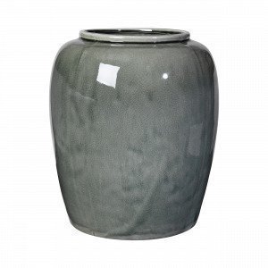 Broste Copenhagen Crackle Thyme Petrol Maljakko 29x29 Cm