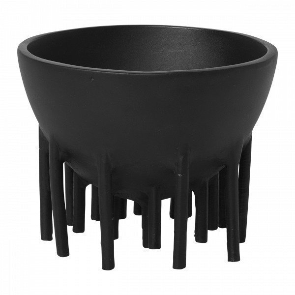 Broste Copenhagen Hildr L Pot / Bowl Ruukku Musta 13x13 Cm
