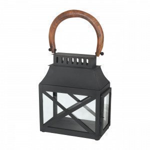 Broste Copenhagen Olle Lantern Lyhty Musta 11x30 Cm