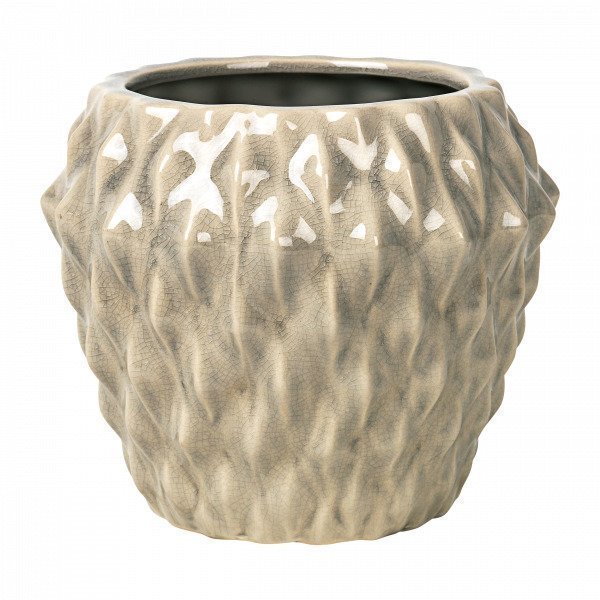 Broste Copenhagen Rhomby L Pot Ruukku Beige 20x20 Cm