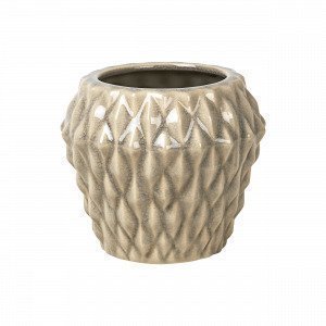 Broste Copenhagen Rhomby S Pot Ruukku Beige 14.5x14.5 Cm